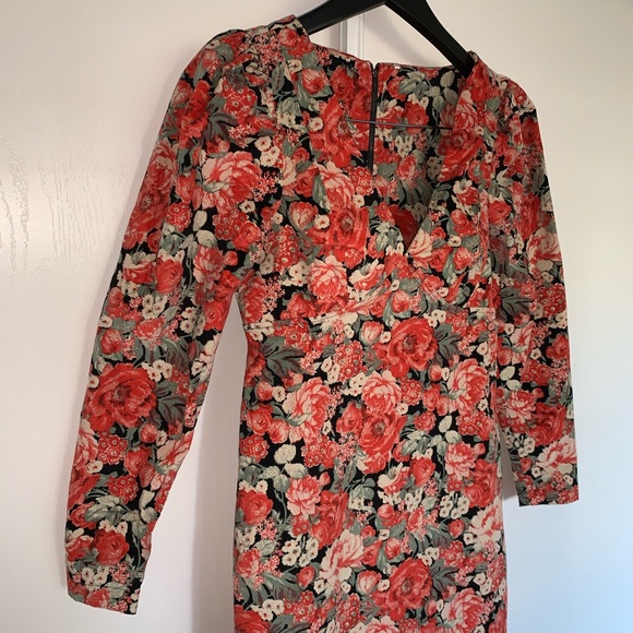 Free People Kapowski Mini Floral Rose Dress Size 0 - Picture 4 of 15